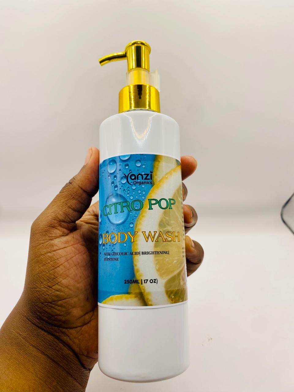 Citrus body wash with Glycolic acid