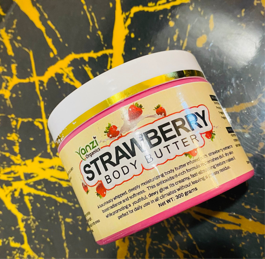 Strawberry body butter